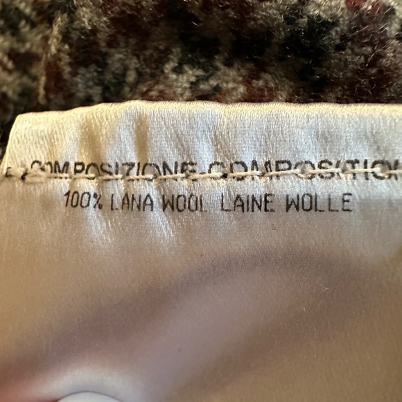 GUCCI brown herringbone pkaid wool pant, 38/XS, GD1201 - Picture 7 of 8